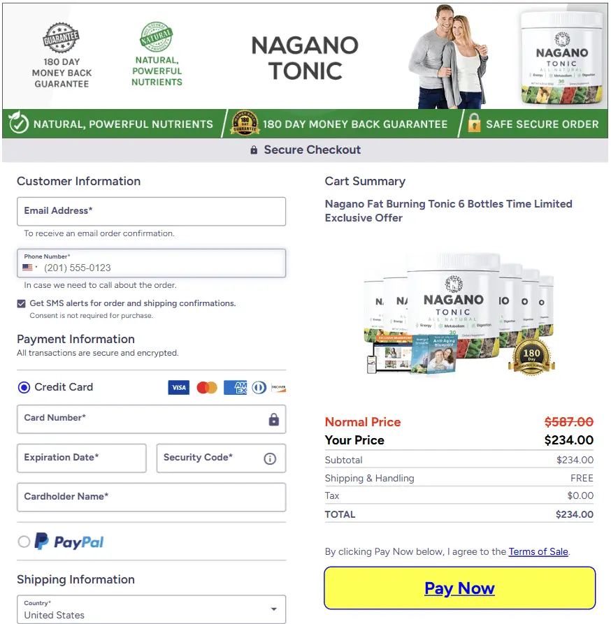 nagano tonic discount